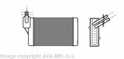 AVA QUALITY COOLING vw6060 -  Теплообменник, отопление салона